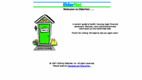What Eldernet.com website looked like in 2016 (7 years ago)