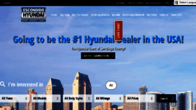 What Escondidohyundai.com website looked like in 2016 (7 years ago)