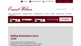 What Ernest-wilson.co.uk website looked like in 2016 (7 years ago)