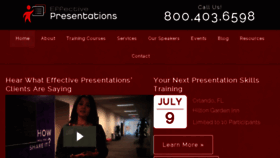 What Effectivepresentations.com website looked like in 2016 (8 years ago)
