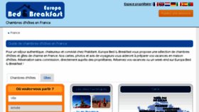 What Europa-bed-breakfast.com website looked like in 2016 (7 years ago)