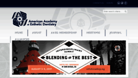 What Estheticacademy.org website looked like in 2016 (7 years ago)