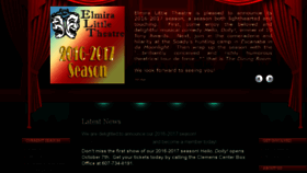 What Elmiralittletheatre.org website looked like in 2016 (7 years ago)