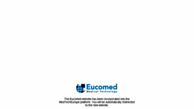What Eucomed.be website looked like in 2016 (7 years ago)