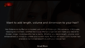 What Extensionsbymarilyn.com website looked like in 2016 (7 years ago)