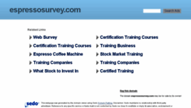 What Espressosurvey.com website looked like in 2016 (7 years ago)