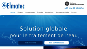 What Elmatec.fr website looked like in 2016 (7 years ago)