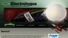 What Electrologus.ro website looked like in 2016 (7 years ago)