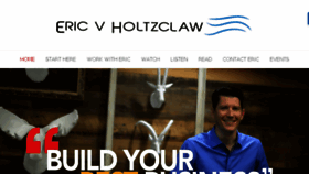 What Ericholtzclaw.com website looked like in 2016 (7 years ago)