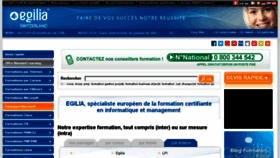 What Egilia.ch website looked like in 2016 (7 years ago)