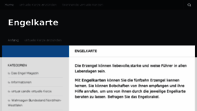 What Engelkarte.eu website looked like in 2016 (7 years ago)