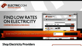 What Electric.com website looked like in 2016 (7 years ago)