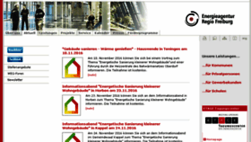 What Energieagentur-regio-freiburg.de website looked like in 2016 (7 years ago)