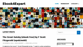 What Ebook4expert.com website looked like in 2016 (7 years ago)