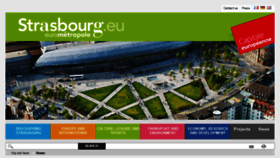 What En.strasbourg.eu website looked like in 2016 (7 years ago)