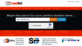 What Easttel.co.za website looked like in 2016 (7 years ago)