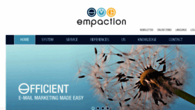What Empaction.com website looked like in 2016 (7 years ago)