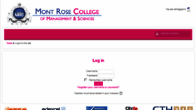 What Elearning.mrcollege.ac.uk website looked like in 2016 (7 years ago)