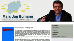 What Eumann.de website looked like in 2016 (7 years ago)