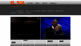 What Elsolweb.tv website looked like in 2016 (7 years ago)