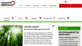 What Ethik-heute.org website looked like in 2016 (7 years ago)
