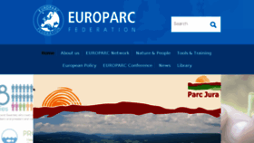 What Europarc.org website looked like in 2016 (7 years ago)