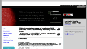 What Ebmtech.com website looked like in 2016 (7 years ago)