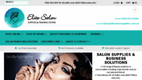 What Elitesalonsupplies.com.au website looked like in 2016 (9 years ago)