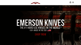 What Emersonknivesauctions.com website looked like in 2016 (7 years ago)