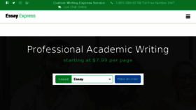What Essay.express website looked like in 2016 (8 years ago)