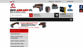 What Eko-arkady.pl website looked like in 2016 (7 years ago)