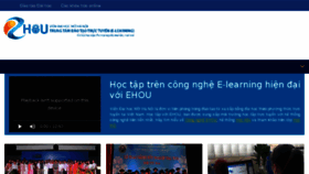 What Ehou.edu.vn website looked like in 2016 (7 years ago)