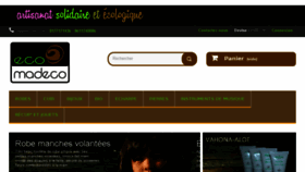 What Ecomadeco.fr website looked like in 2016 (7 years ago)