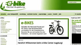 What Ebike-augsburg.de website looked like in 2016 (7 years ago)