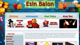 What Esinbalon.com website looked like in 2016 (7 years ago)