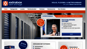 What Extrabox.nl website looked like in 2016 (7 years ago)