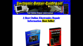 What Electronic-repair-guide.com website looked like in 2016 (7 years ago)