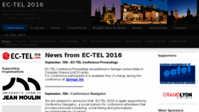 What Ec-tel.eu website looked like in 2016 (7 years ago)