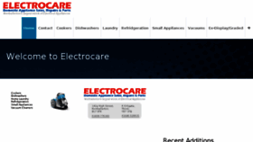 What Electrocare.co website looked like in 2016 (7 years ago)