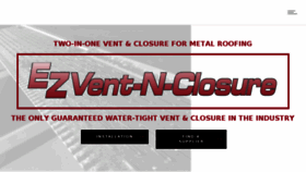 What Ezventnclosure.com website looked like in 2016 (7 years ago)
