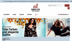 What Emilialay.de website looked like in 2016 (7 years ago)