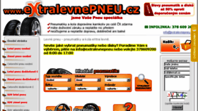What Extralevne-pneu.cz website looked like in 2016 (7 years ago)