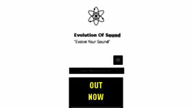 What Evosounds.com website looked like in 2016 (7 years ago)