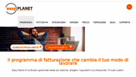 What Easyplanet.it website looked like in 2016 (8 years ago)