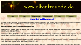 What Elfenfreunde.de website looked like in 2016 (7 years ago)