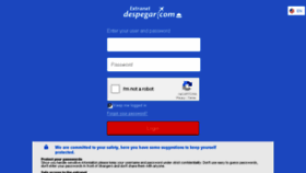 What Extranet.despegar.com website looked like in 2016 (7 years ago)