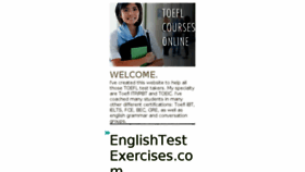 What Englishtestexercises.com website looked like in 2016 (7 years ago)