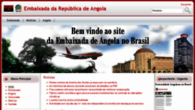 What Embaixadadeangola.com.br website looked like in 2016 (7 years ago)
