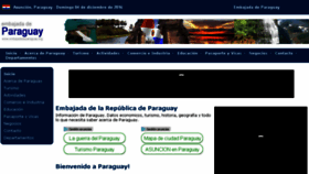 What Embajadadeparaguay.org website looked like in 2016 (7 years ago)