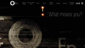 What En-dance-studio.com website looked like in 2016 (7 years ago)
